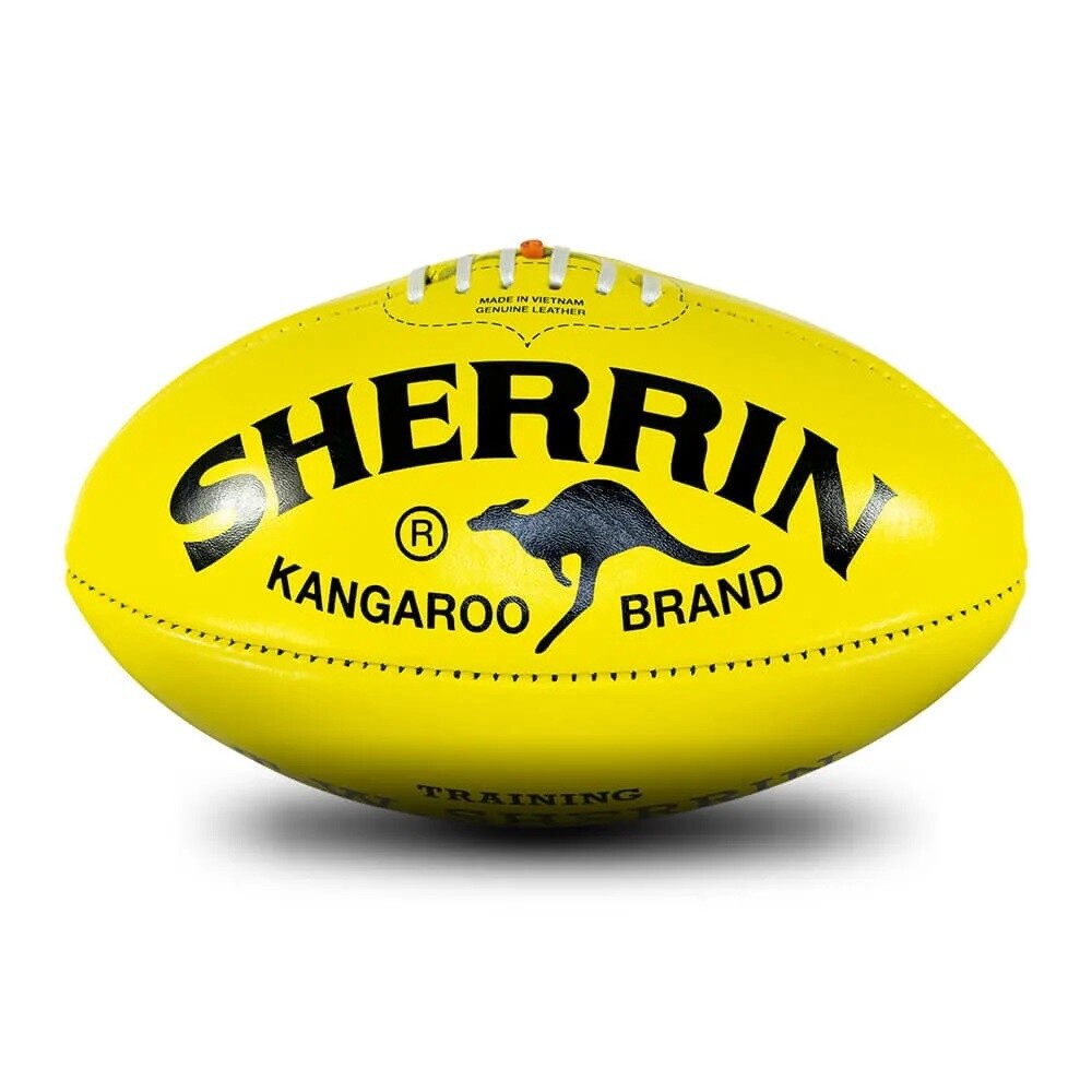 KB Sherrin Training Ball- Size 5 (yellow)