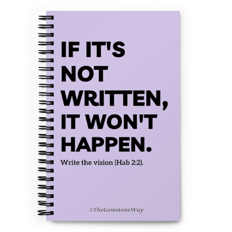 Write the Vision 
Fig Purple 
Standard Notebook