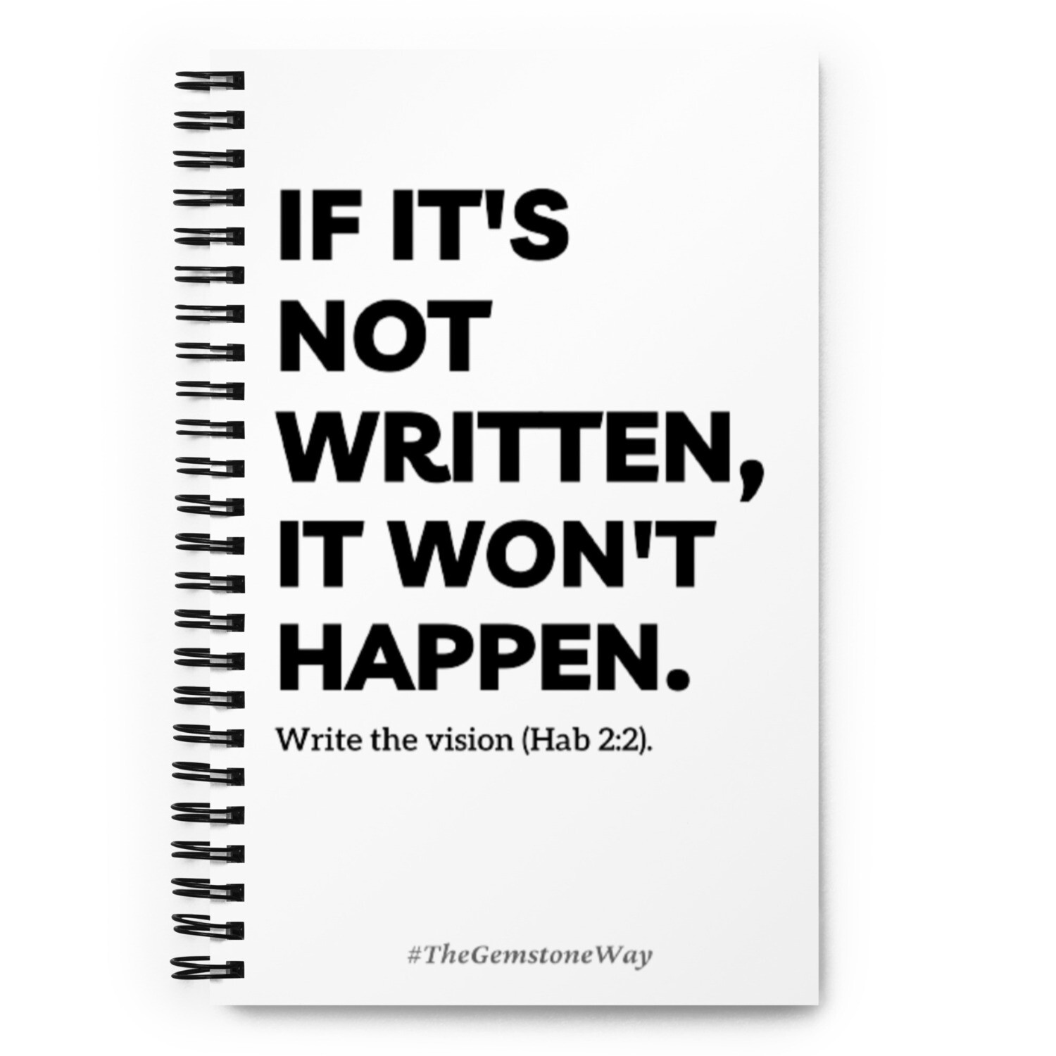 Write the Vision 
White Standard 
Notebook