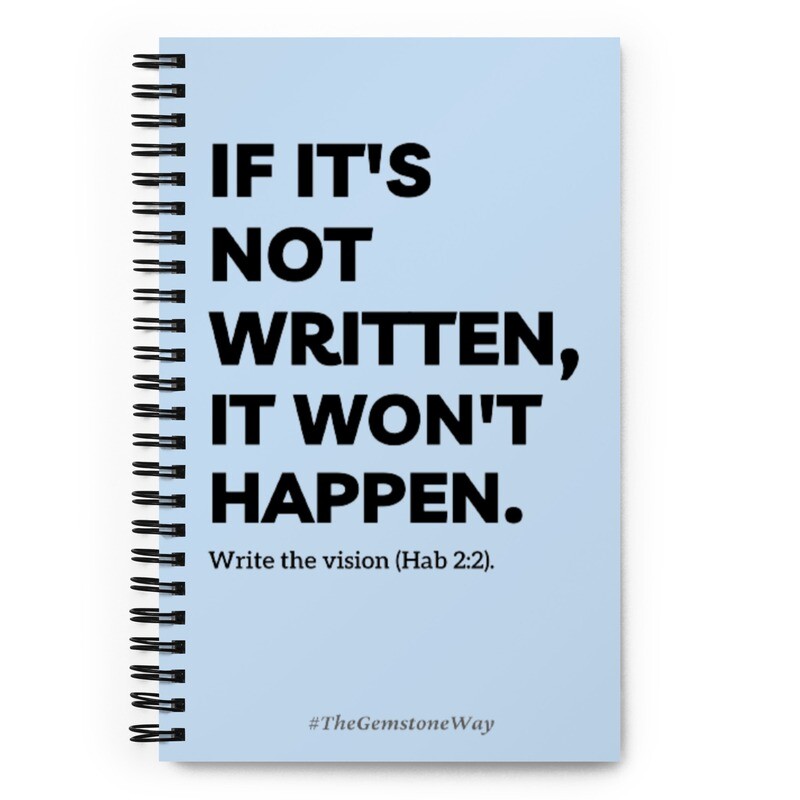 Write the Vision 
Pattens Blue 
Standard Notebook
