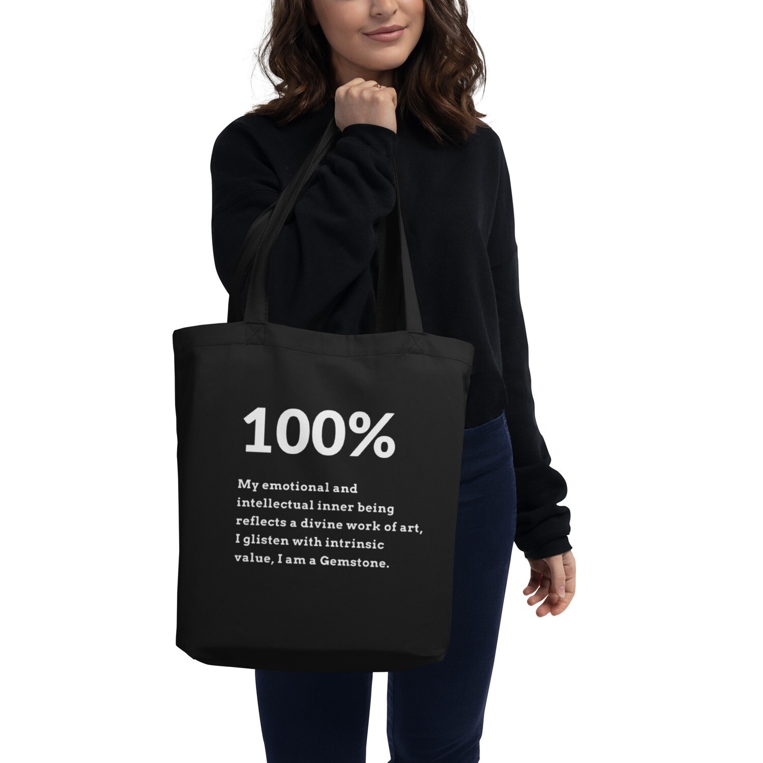 100% My Gemstone 
Eco Tote Bag