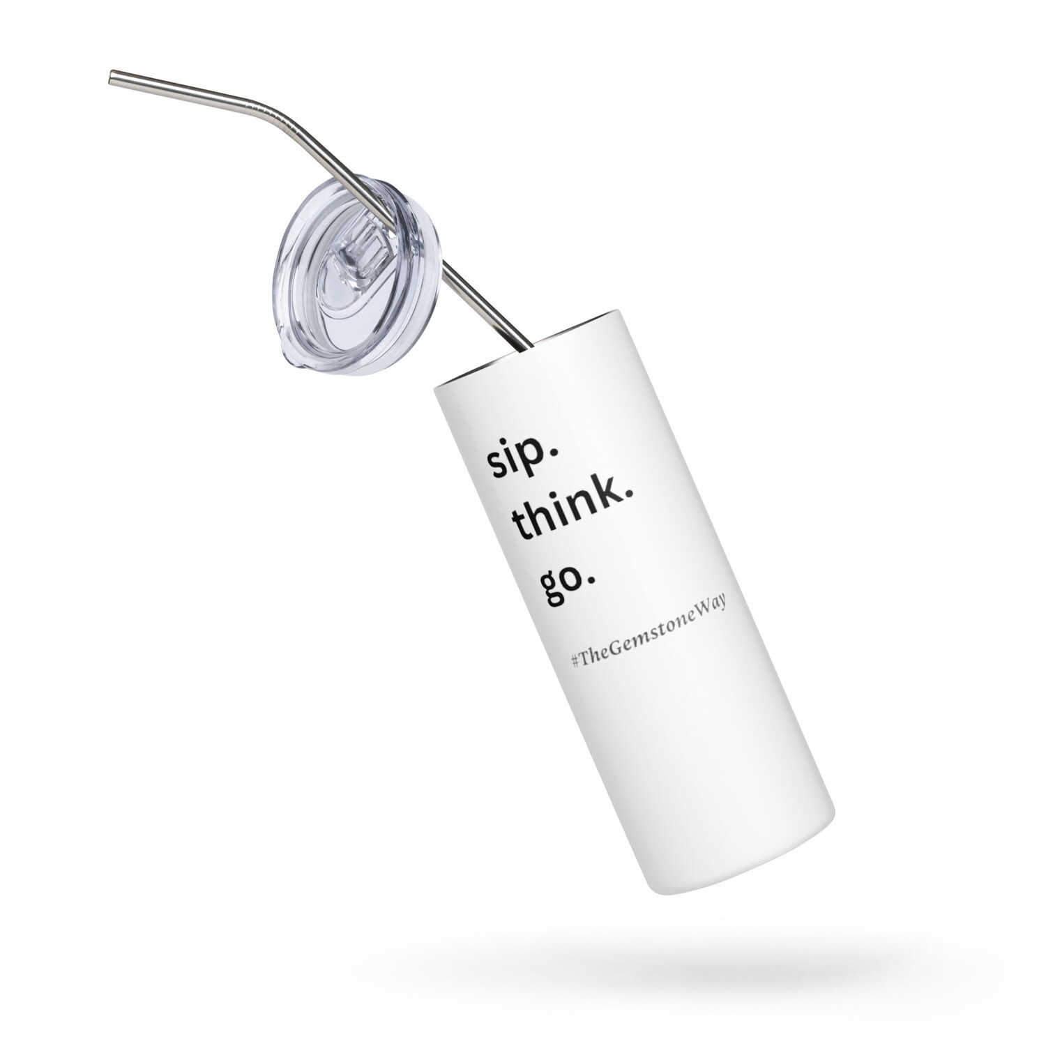 Sip Think Go Stainless 
Steel Tumbler