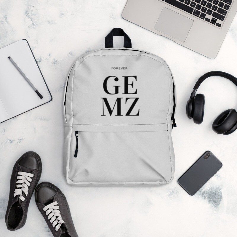 Forever Gemz Whisper 
Gray Backpack