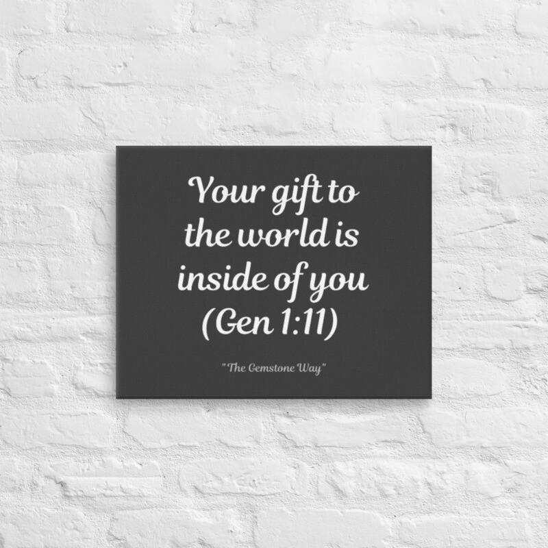 Your Gift eclipse canvas (multiple sizes)