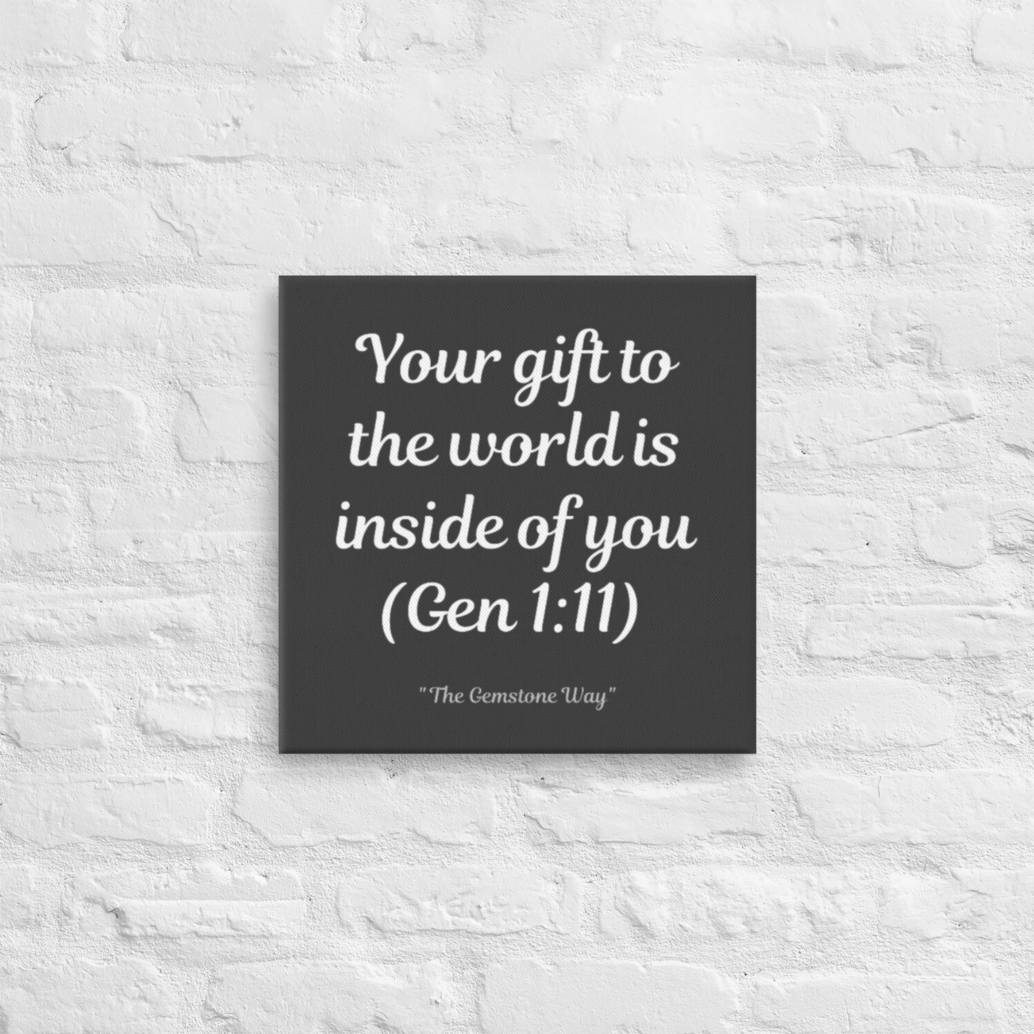 Your Gift  
Eclipse Canvas  
(Multiple Sizes)