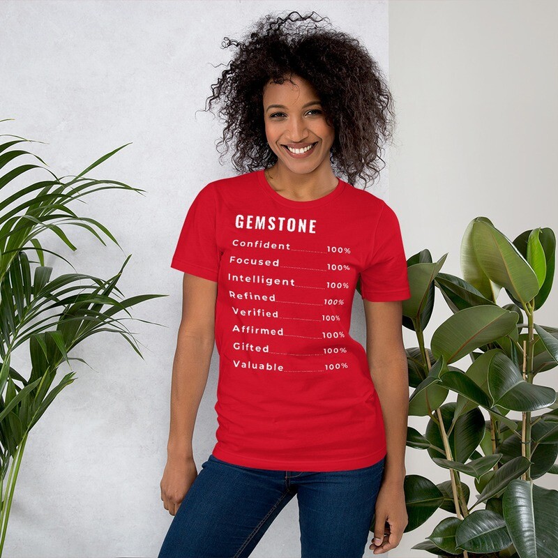 Gemstone 100% t-shirt  (multiple colors & sizes)