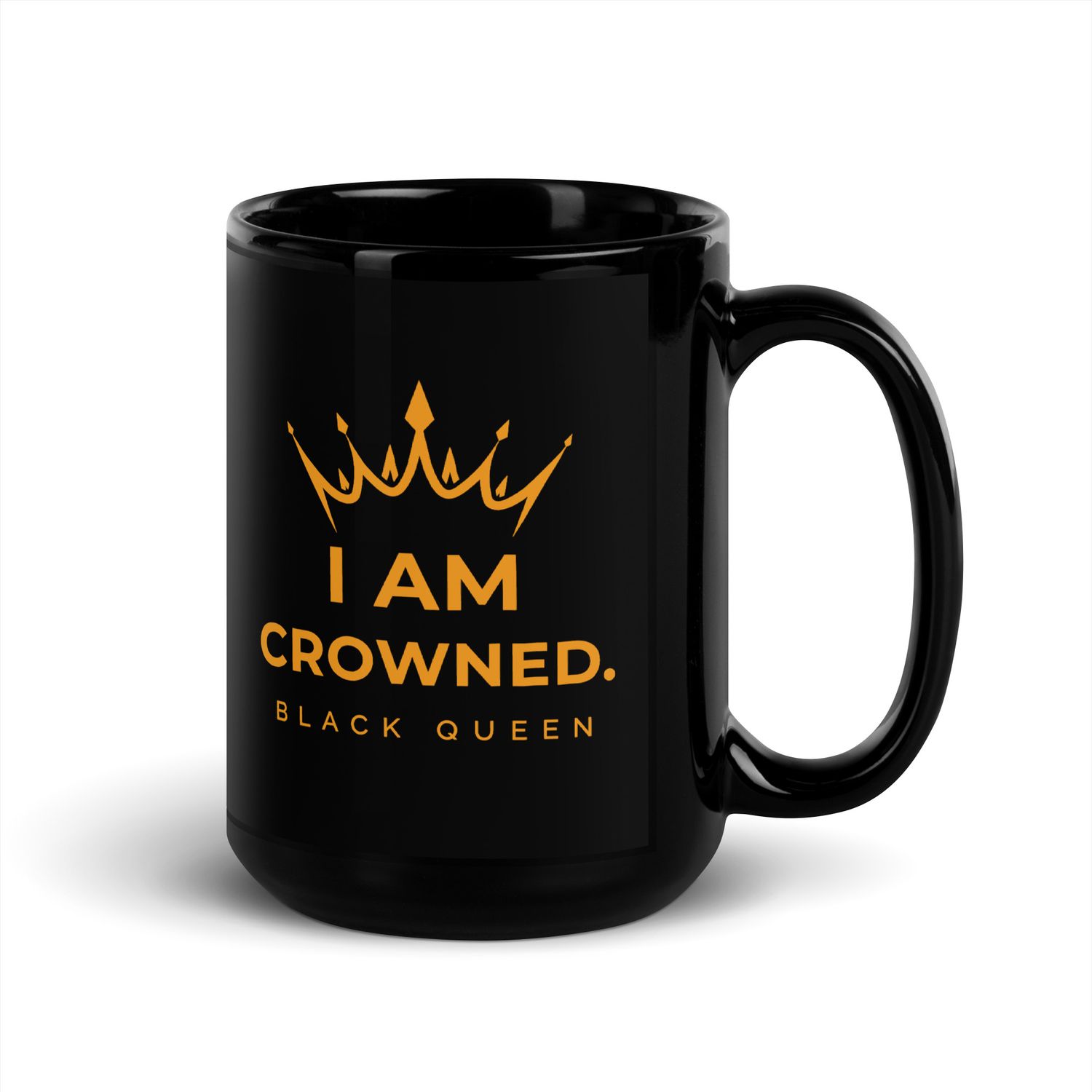 Crowned Black Queen mug
