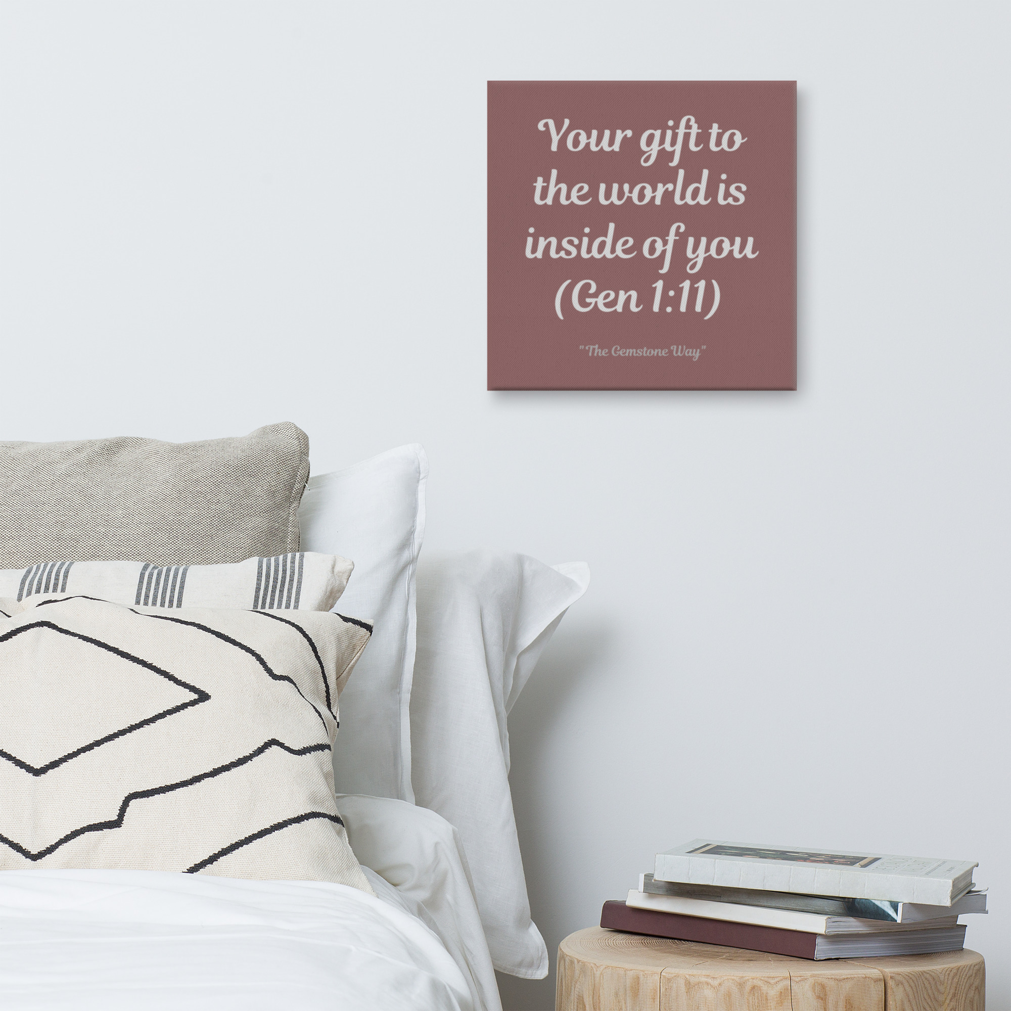 Your Gift  Light Wood canvas  (multiple sizes)