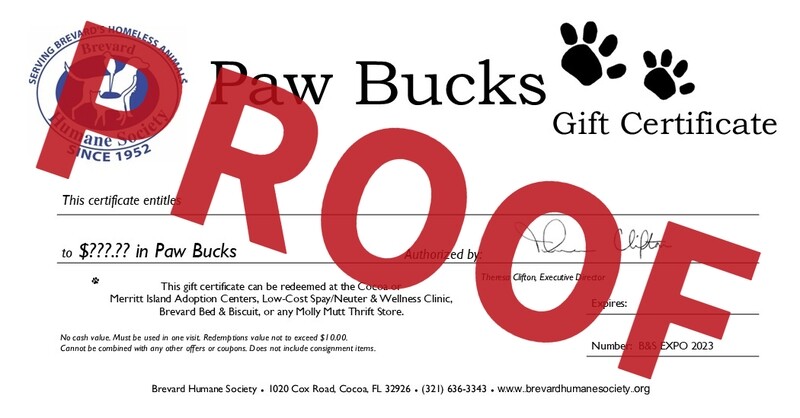 Paw Bucks