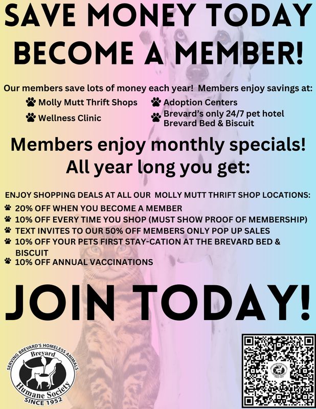 Brevard Humane Society Membership