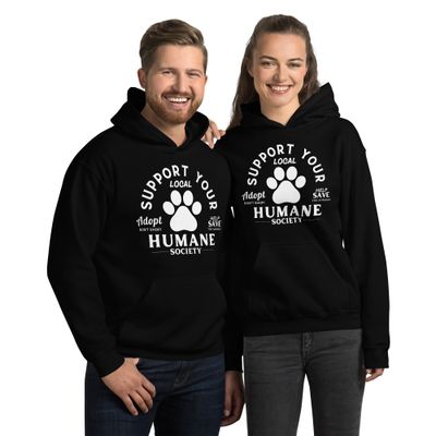 "SUPPORT YOUR LOCAL HUMANE SOCIETY" HOODIE