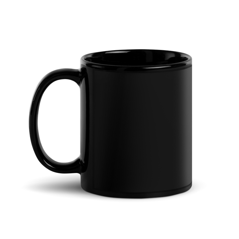 "Support your local Humane Society" Black Glossy Mug