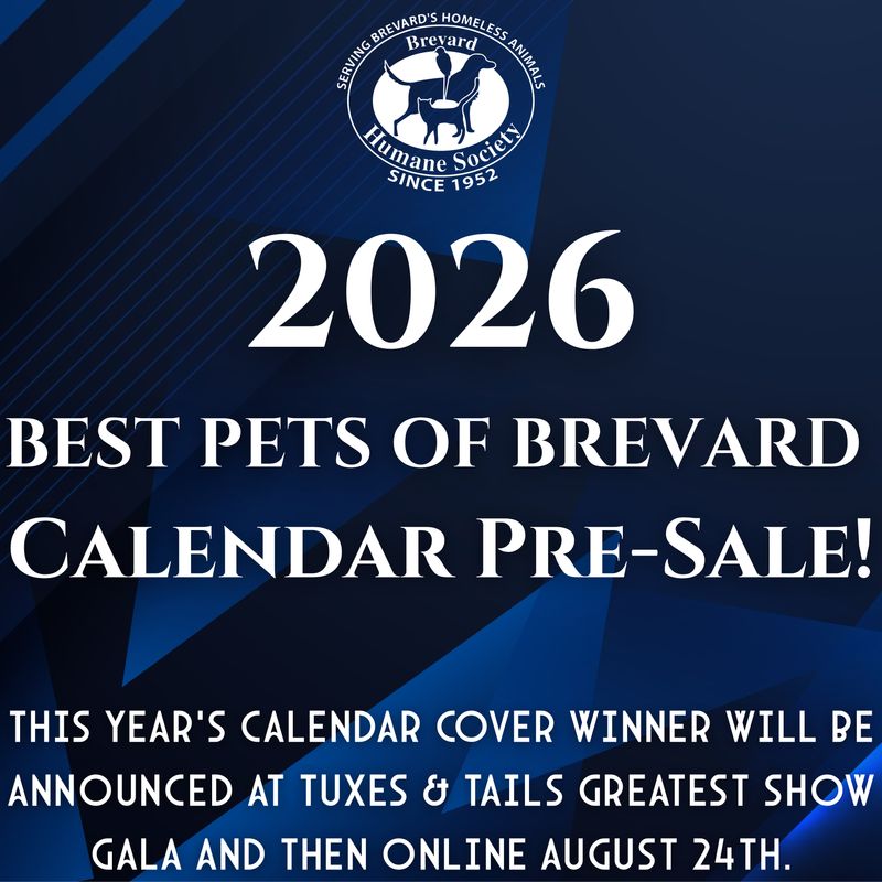 2026 Best Pets Of Brevard Calendar Pre-Sale