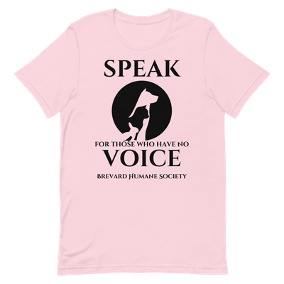 "Speak for those who have no voice" Unisex t-shirt-Several colors available