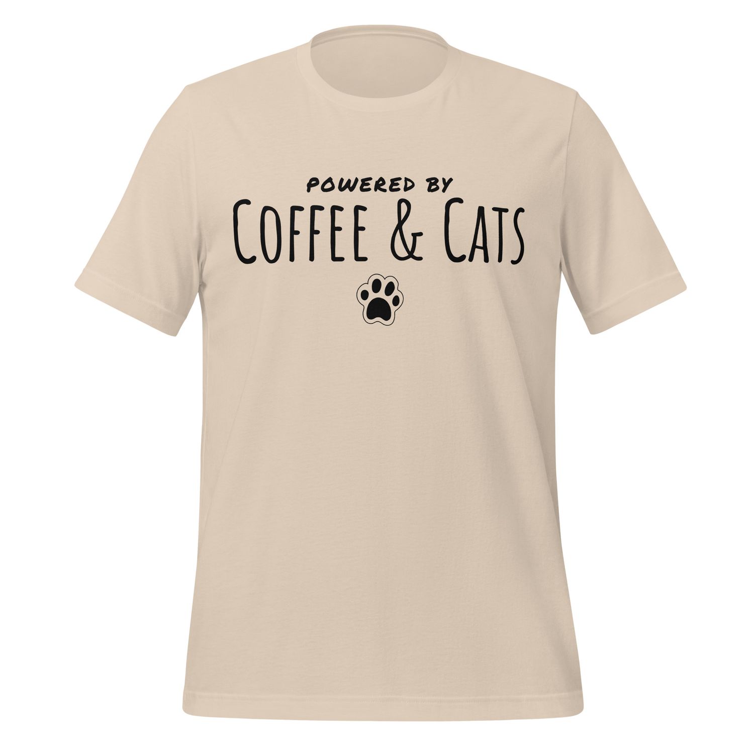 Lily’s Kitty Café T-Shirt – Powered by Coffee & Cats