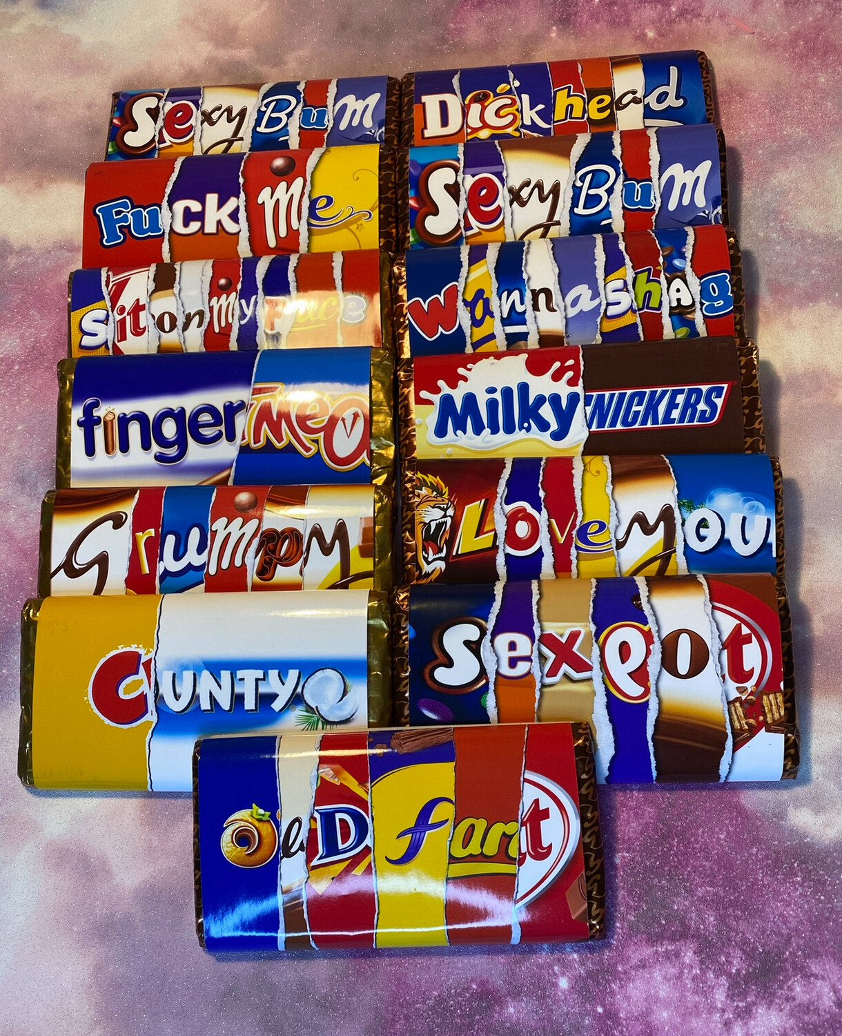 Rude Chocolate Bars