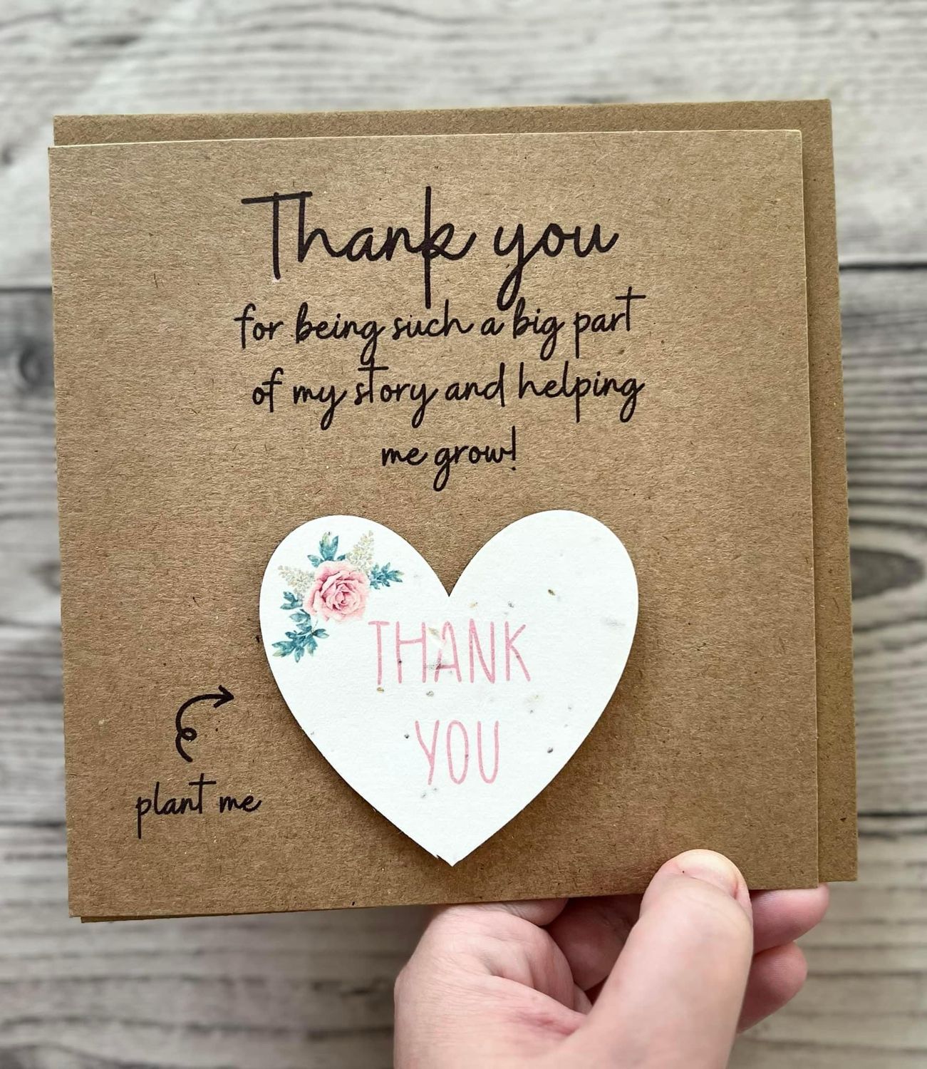 Teacher Flower Bomb Card