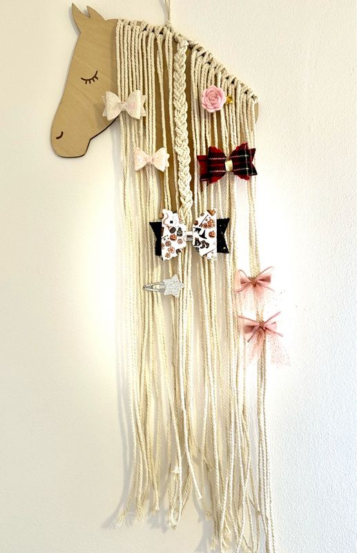 Wooden Horse Bow Holder