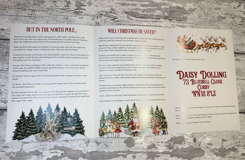 Personalised Christmas Story Booklet