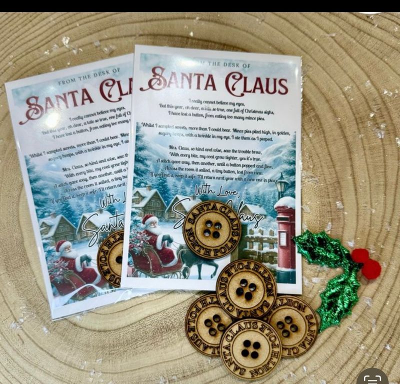 Santa Button