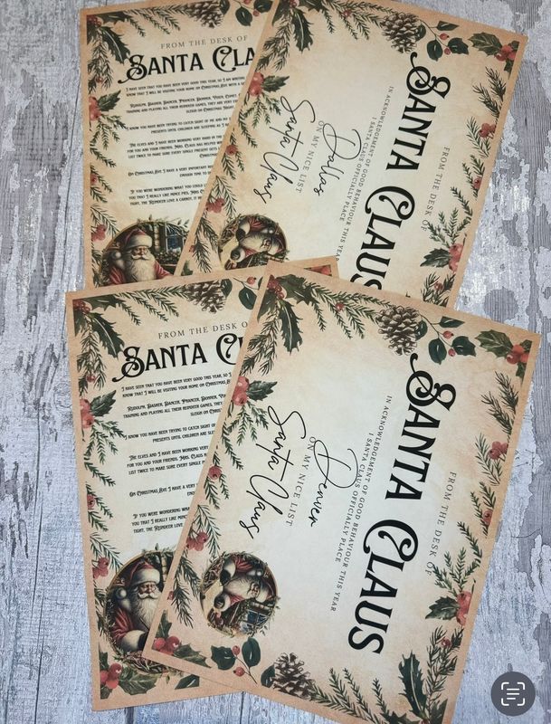 Vintage Traditional Letter Set