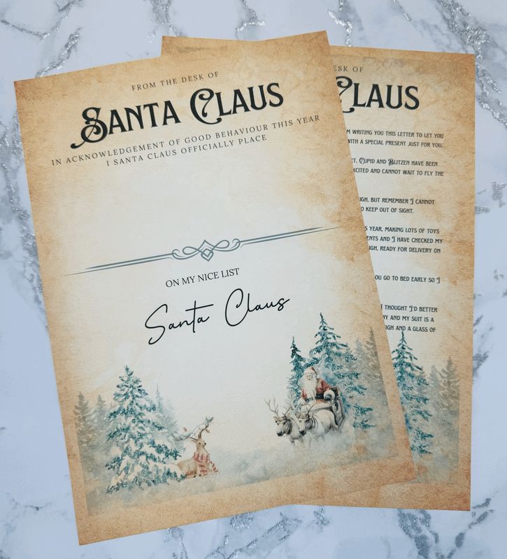 Vintage Santa Set