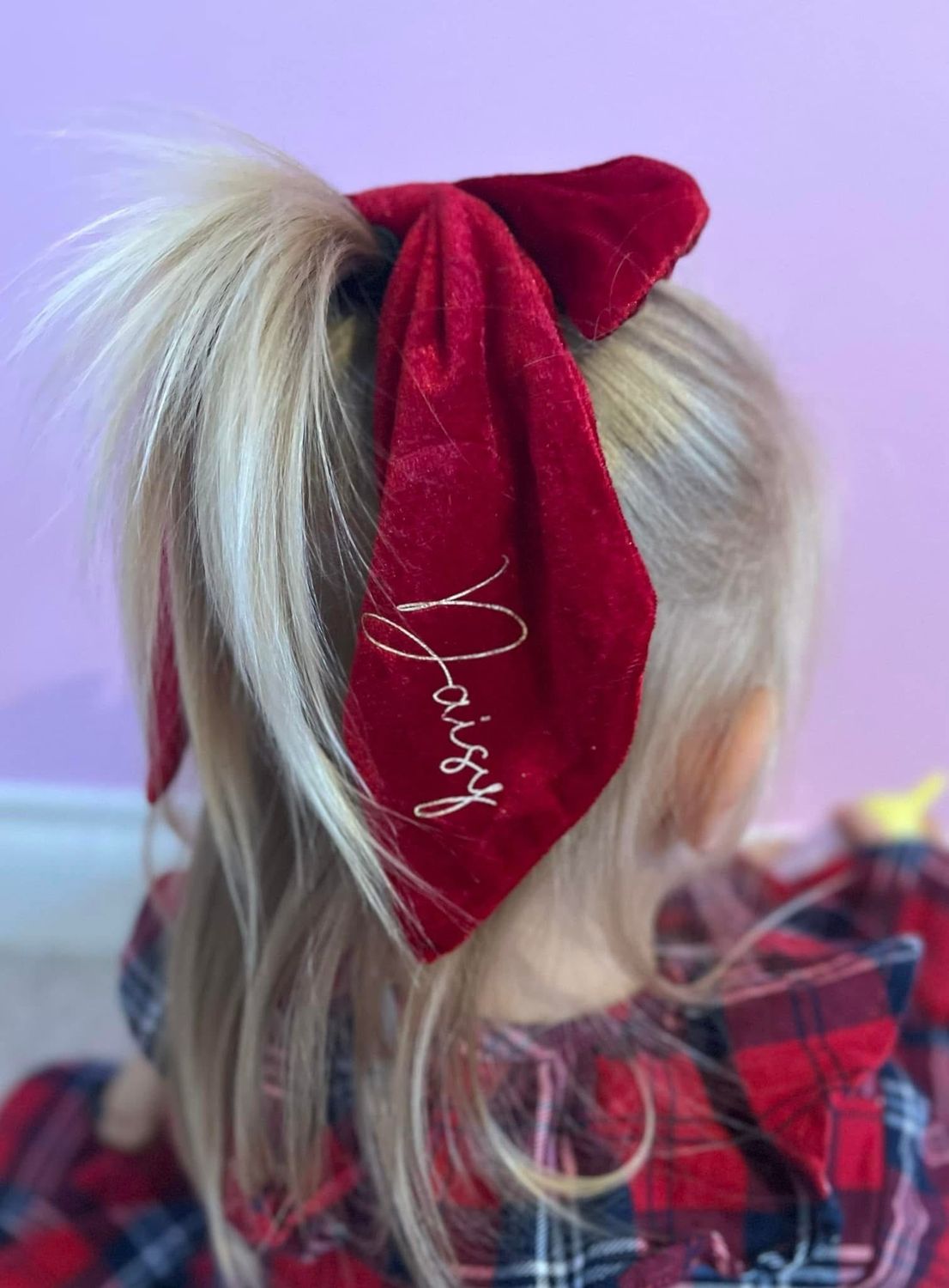 XL Velvet Hair Bow