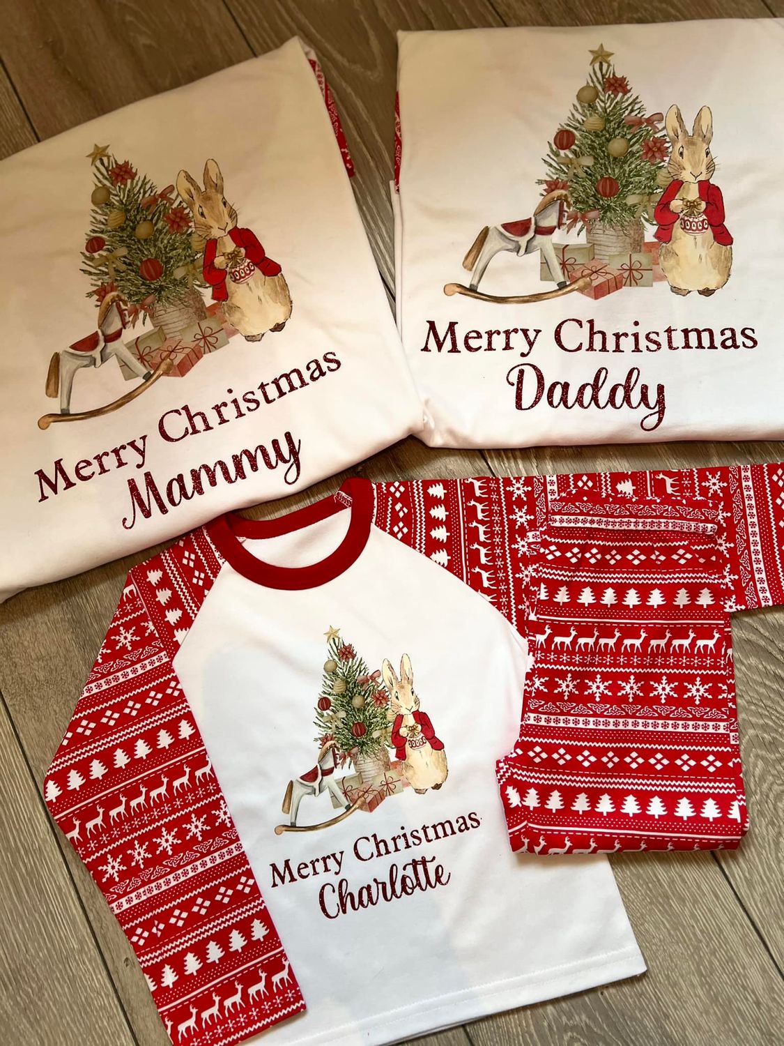 Traditional Red Pjyjamas