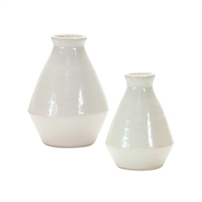 Terracotta 7" Vase Set of 2