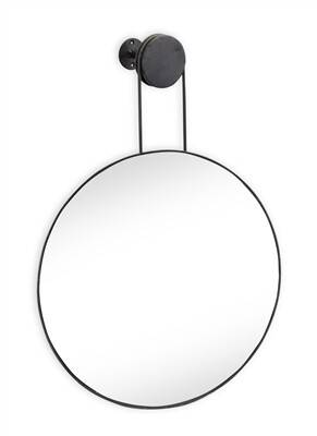 MIRROR 19.5"D X 28.5"H GLASS-IRON