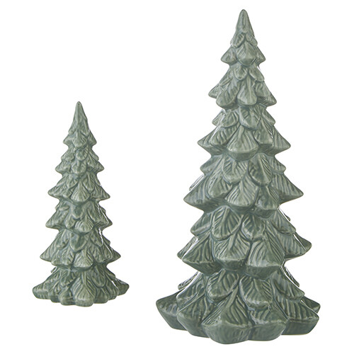 GREEN CERAMIC TREES