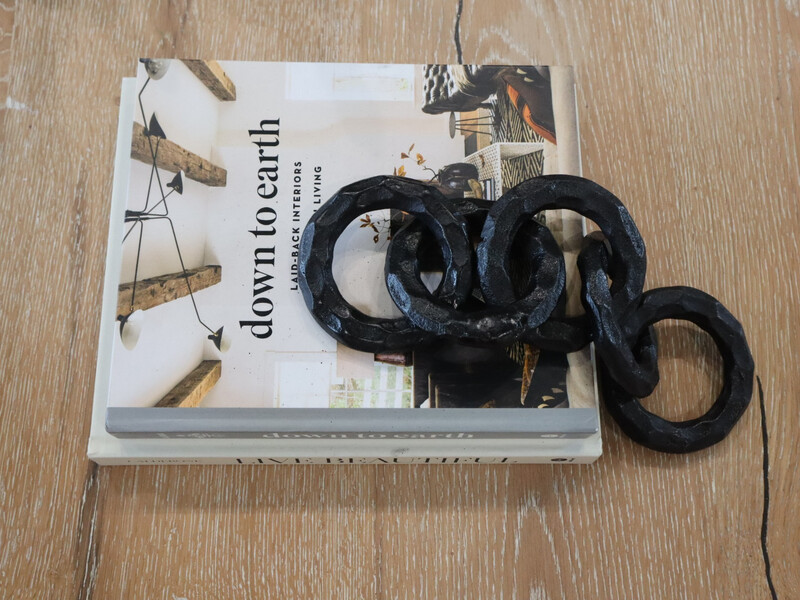 Black Chain Sculpture
