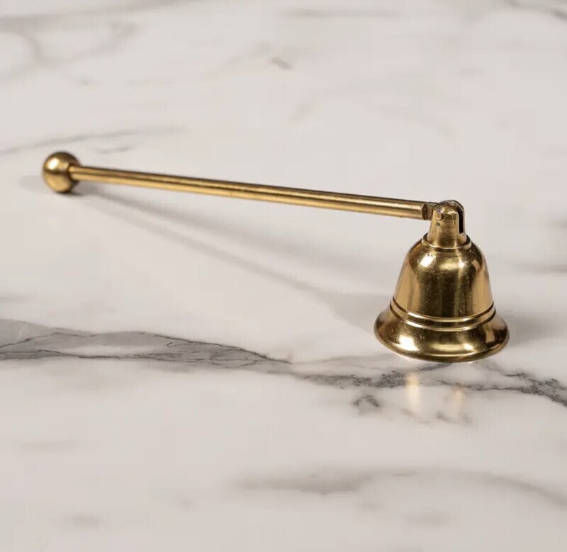Sleek Gold Swivel Snuffer