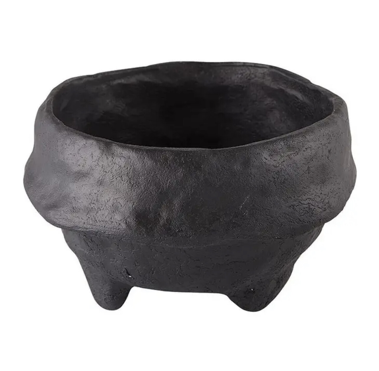 Paper Mache Bowl - Small Black