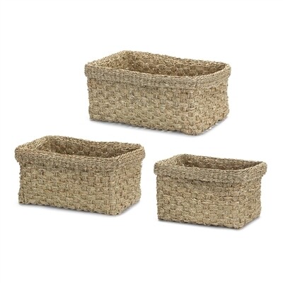 SEAGRASS BASKETS (SET OF 3)
