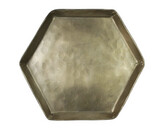 Brass Hexagon Tray