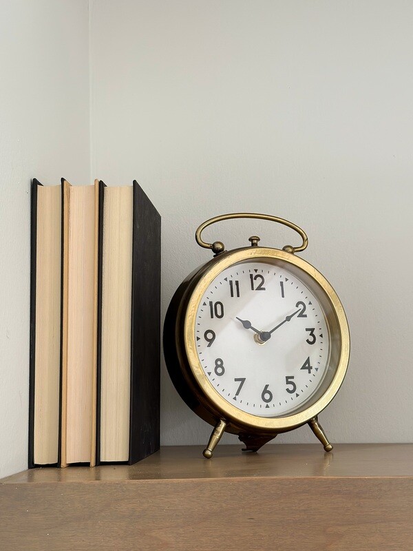 Gold Table Clock