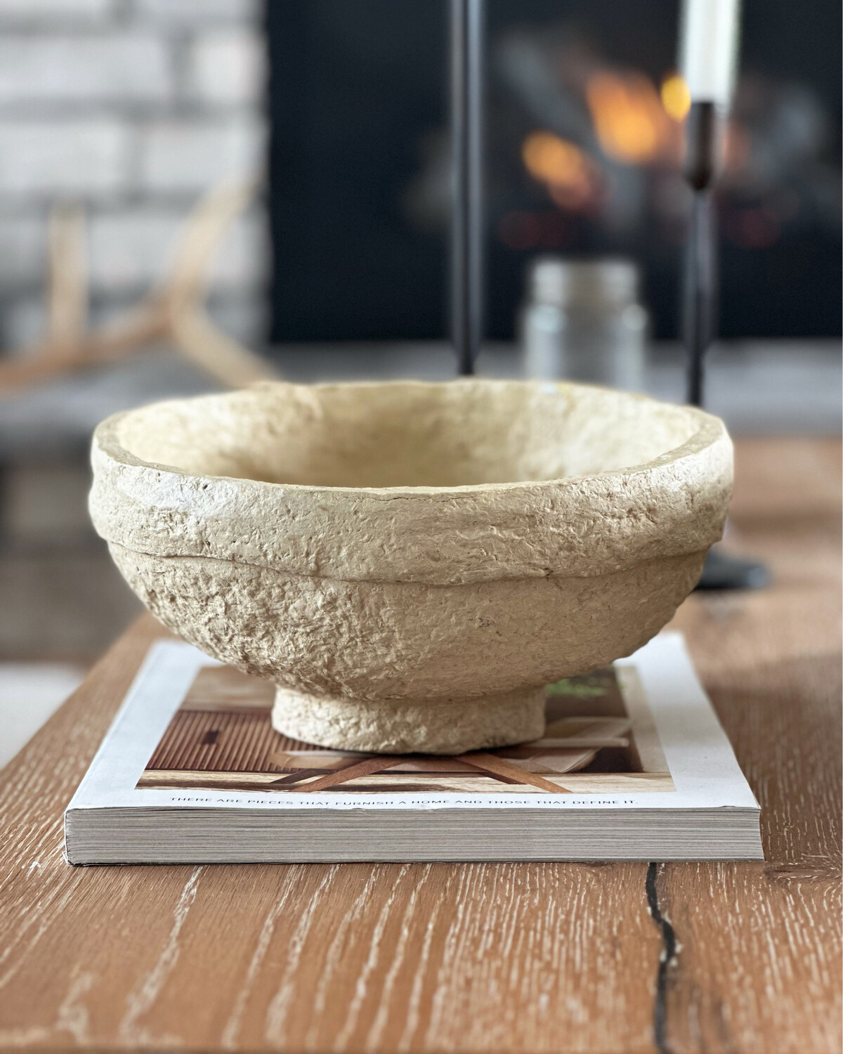Paper Mache Bowl - Medium