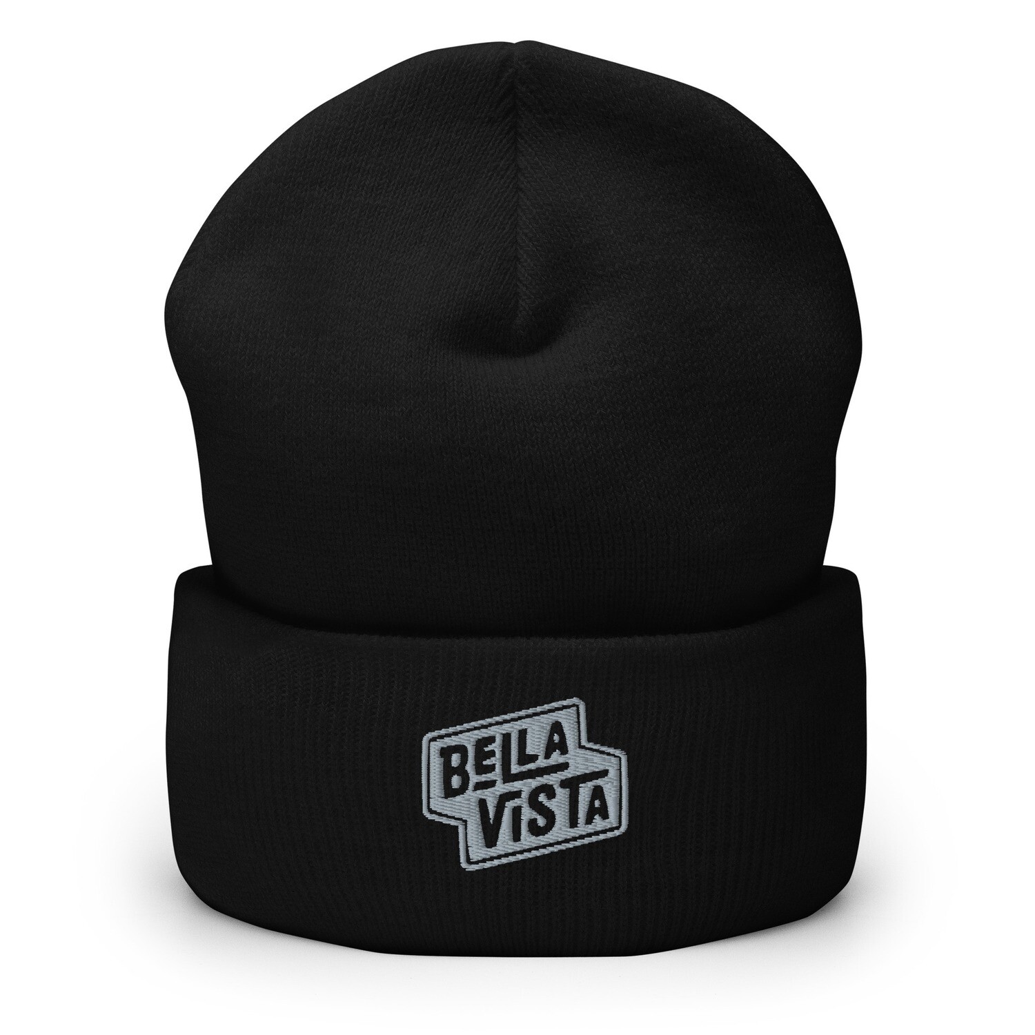 Bella Vista Embroidered Cuffed Beanie