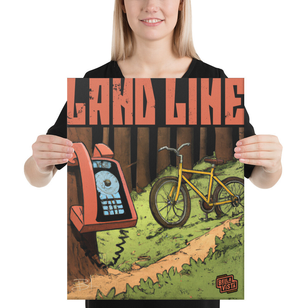 Land Line Trail Art 16" x 20" Print on Canvas