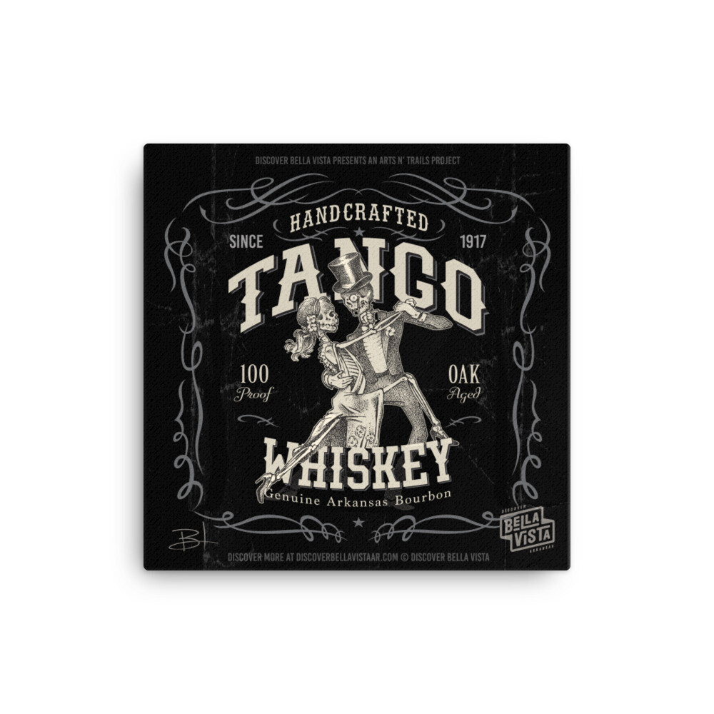 Tango Whiskey 12" x 12" Tango Whiskey Print on Canvas