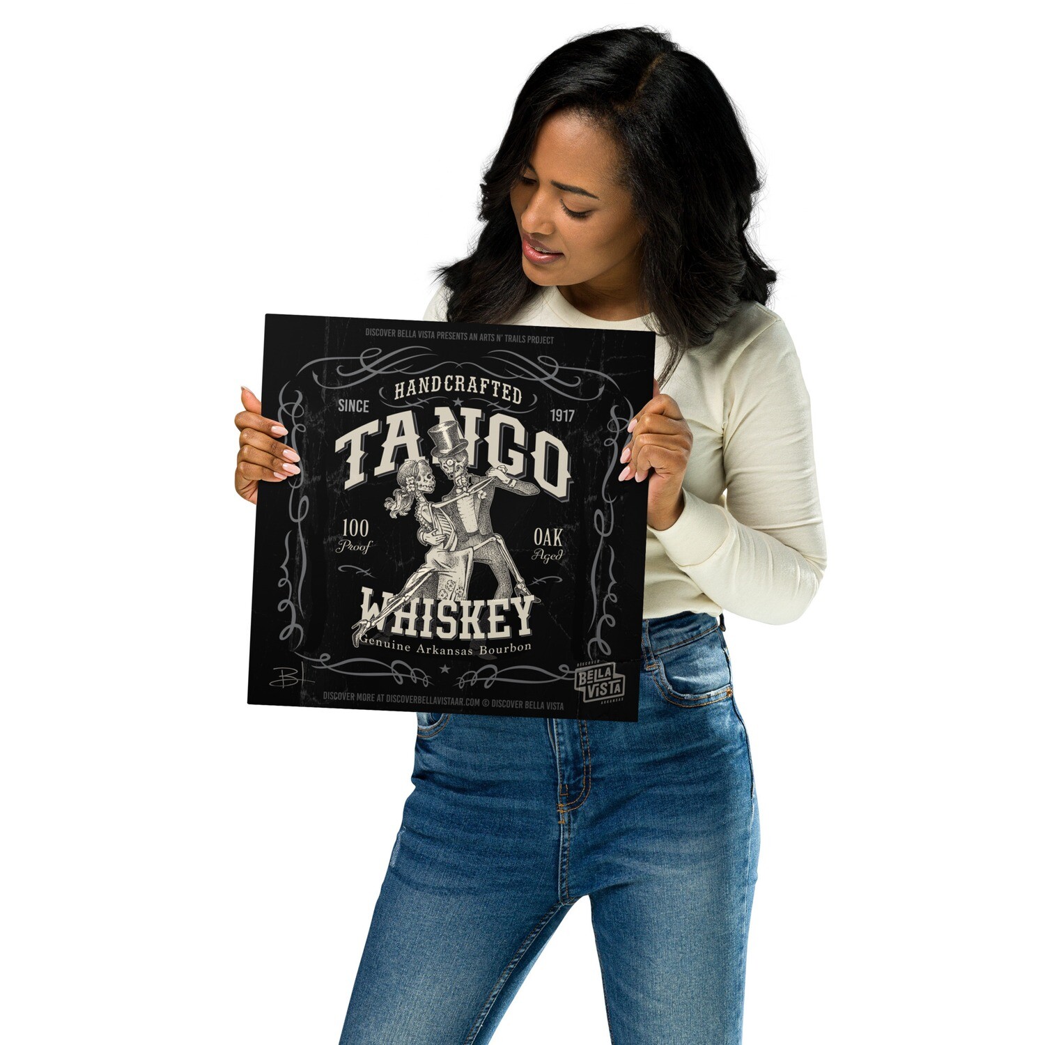 Trail Art Metal Print: Tango Whiskey