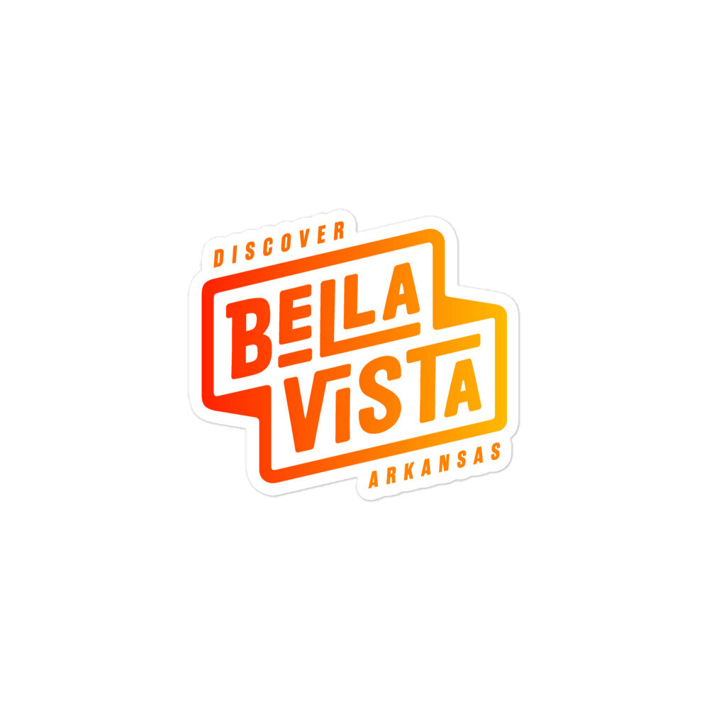 Bella Vista bubble-free stickers, Size: 3x3