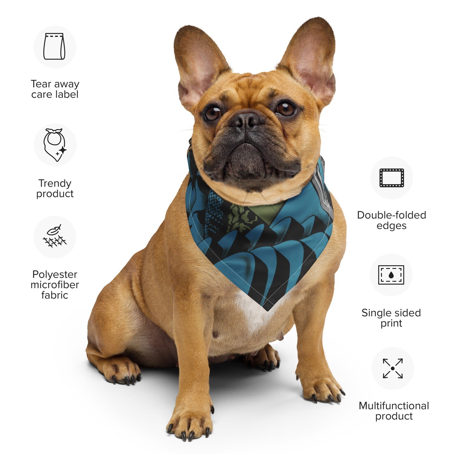 Tunnel Vision Trail Art Bandana, Size: S
