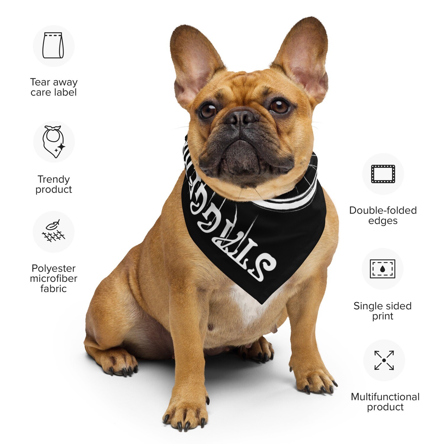 Staggerwing Trail Art Bandana, Size: S