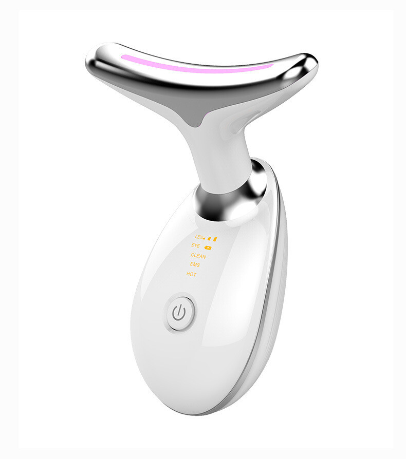 Antiwrinkle LED face and neck massager