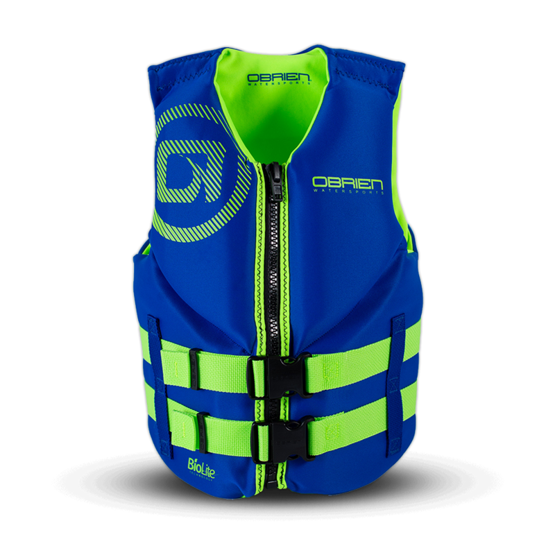 O'Brien Junior Vest Blue/Green