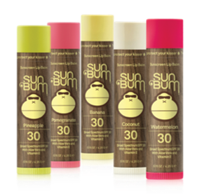 SPF 30 BANANA LIP BALM 24 PACK TRAY