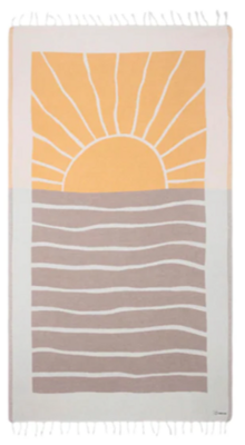 Sand Cloud Organic Turkish Cotton Beach Towel - Earth Natural