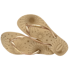 Slim Palette Glob Sandal Sand Grey/Golden
